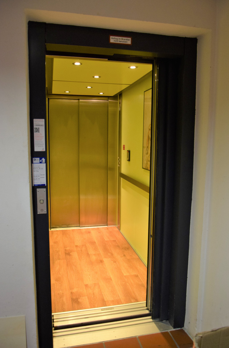 Aufzug in die Sonderausstellung | Foto: Stadtmuseum Amberg