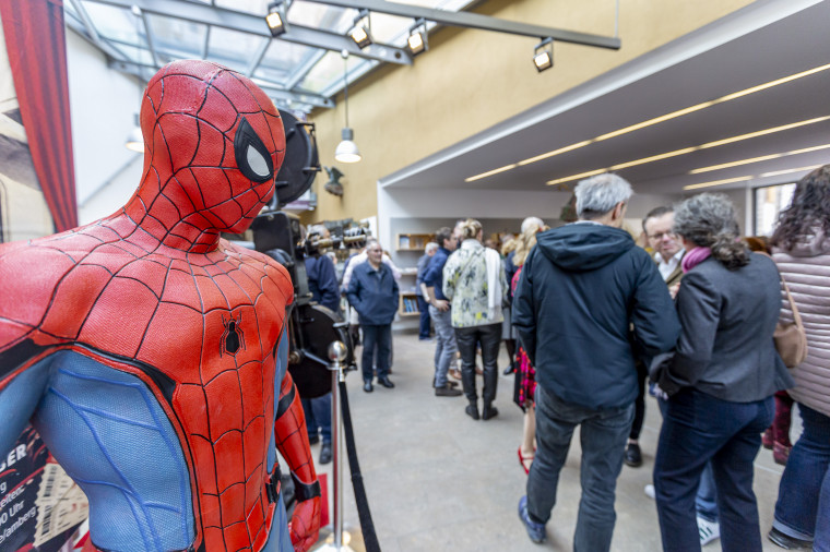 Spiderman im Foyer des Stadtmuseums | Foto: Marcus Rebmann